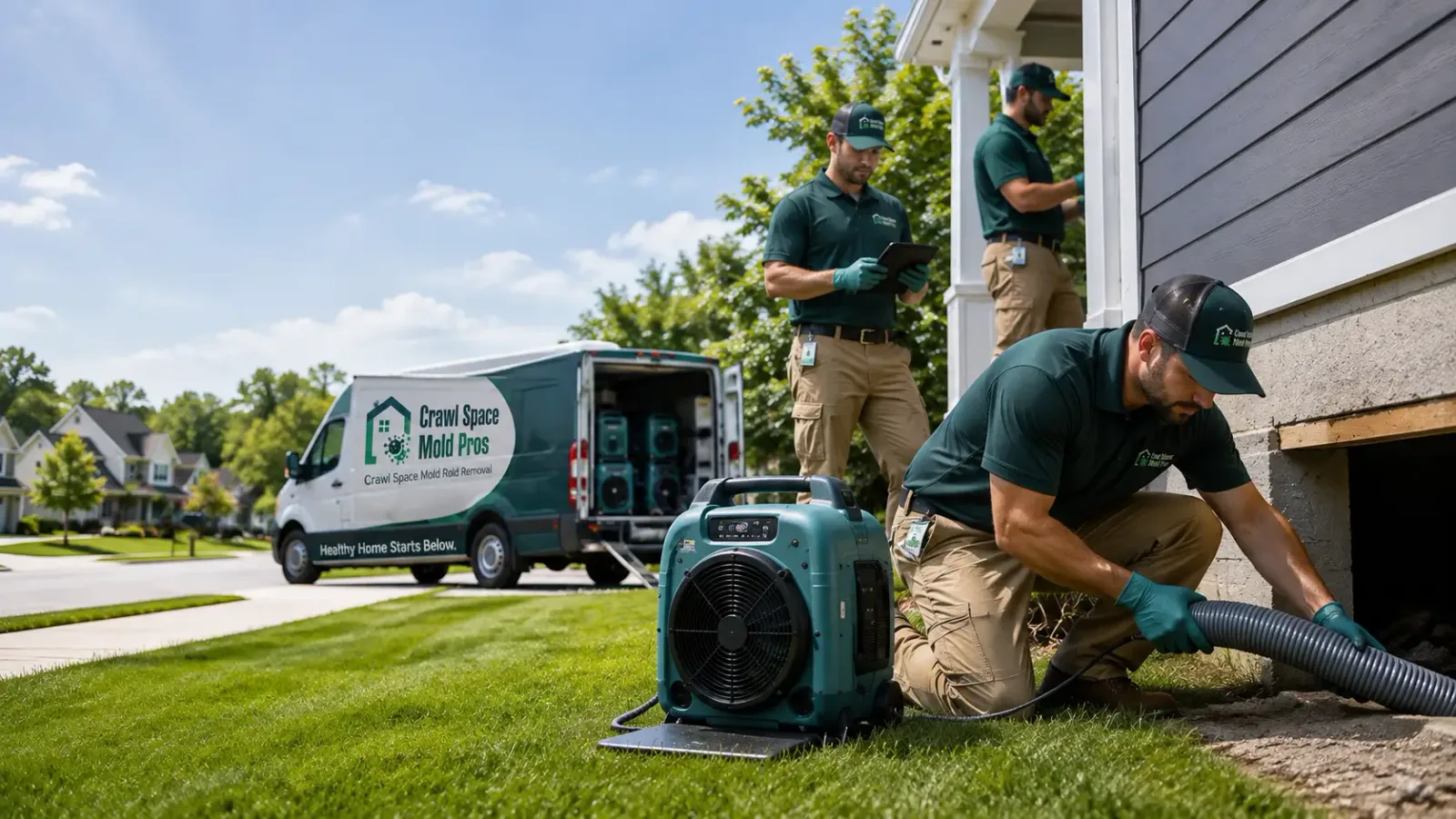 Crawl Space Mold Removal in Crumpton, MD